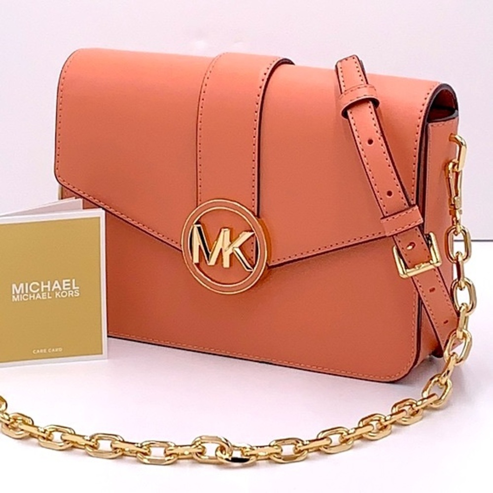 MICHAEL KORS CARMEN MEDIUM CONVERTIBLE SHOULDER BAG - Picture 1 of 16